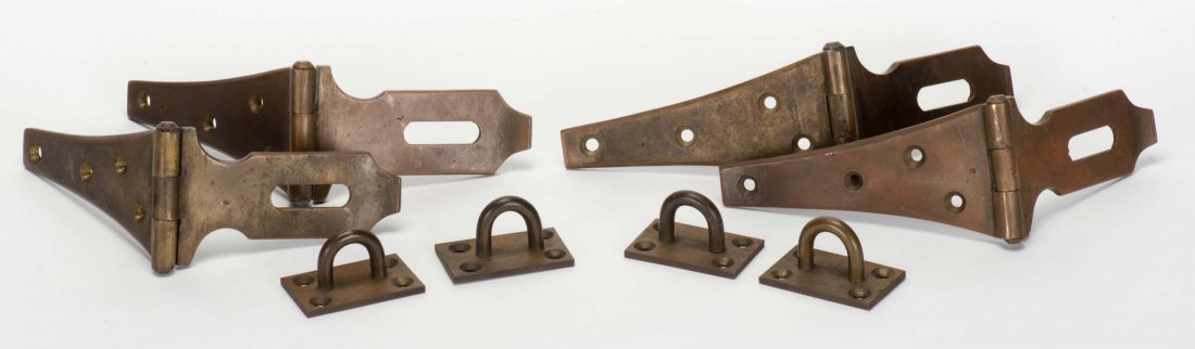 Houdini, Harry. Four Water Torture Cell Hinges and (1 of 1)