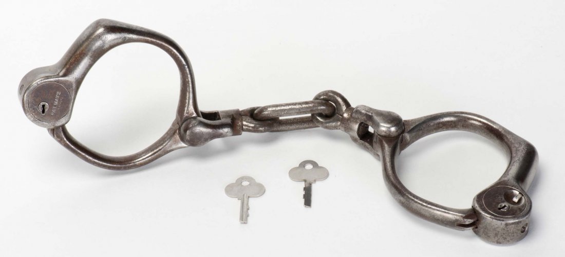 Bean Cobb Handcuffs. Circa 1899. Popular handcuff (1 of 1)