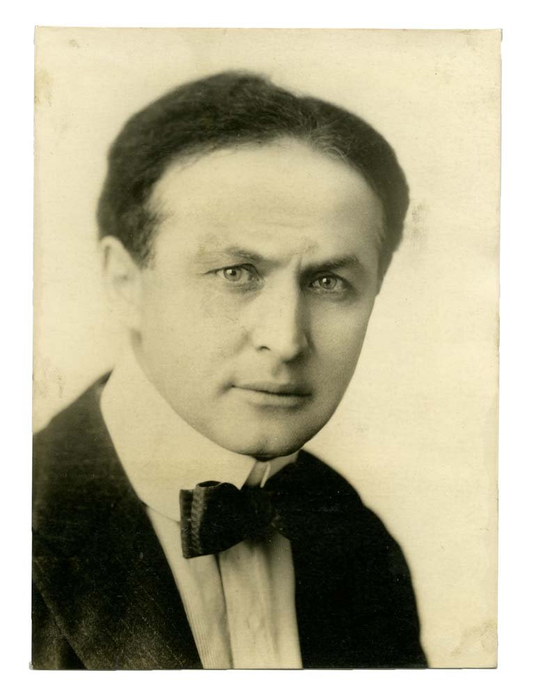 Houdini, Harry. Group of Photos and Other Ephemera. (1 of 3)