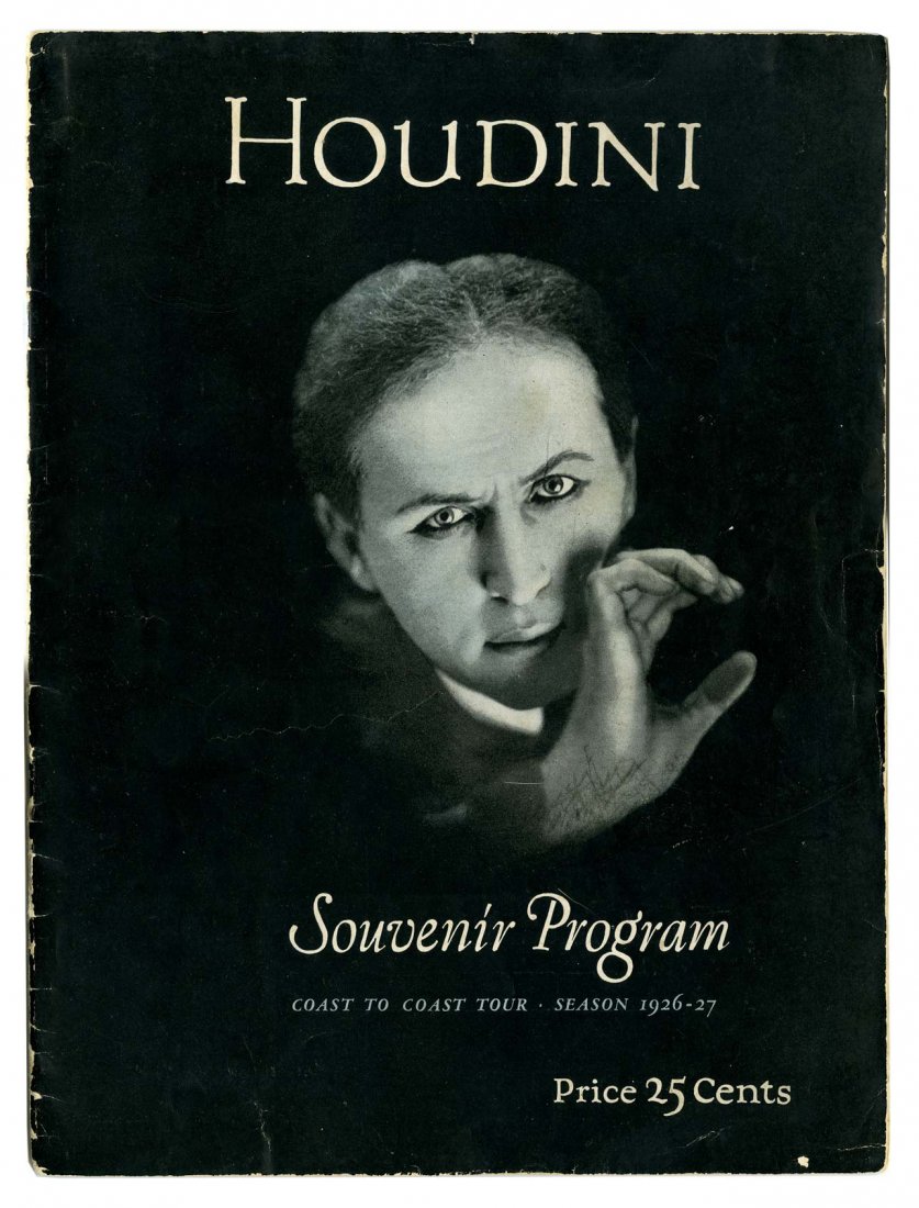 Houdini, Harry. Houdini Final Tour Souvenir Program. (1 of 1)