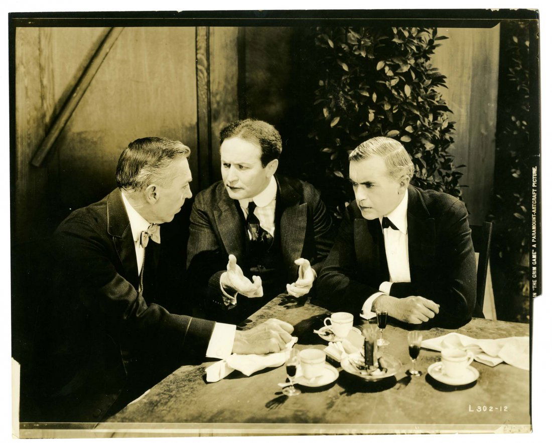 Houdini, Harry. Movie Still of Houdini in The Grim (1 of 1)