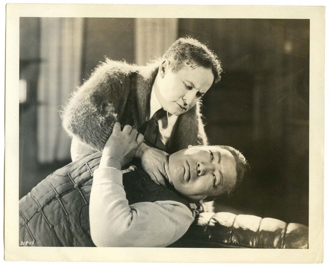Houdini, Harry. Movie Still Houdini Throttling Villain (1 of 1)