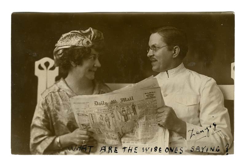 Zancigs, The. Two Real Photo Postcards of The Zancigs, (1 of 2)