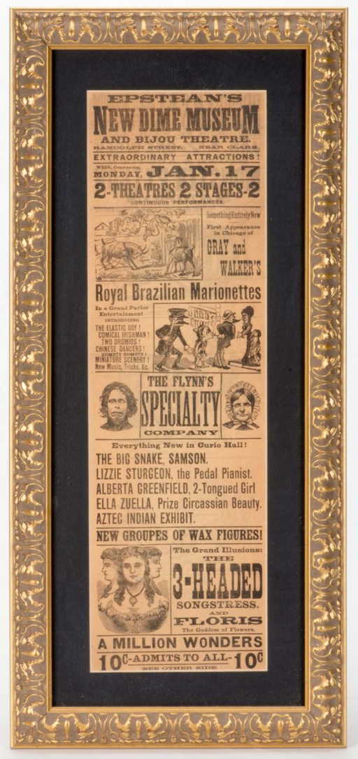 Dime Museum Epsteans Dime Museum Bijou Theatre Dime Museum Epsteans Dime Museum Bijou Theatre