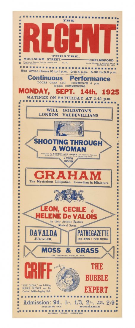 [Goldston, Will] Will Goldston’s London Vaudevillians. (1 of 1)