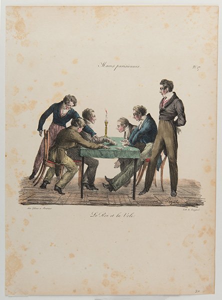 Group of 21 French Gambling Prints. Various publishers (1 of 2)