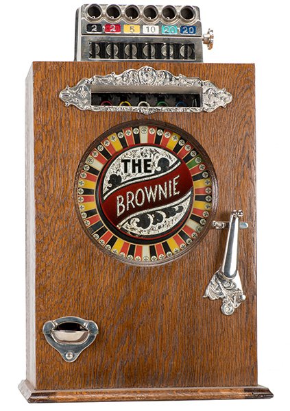 Watling Five Cent Brownie Slot Machine. Chicago: (1 of 2)