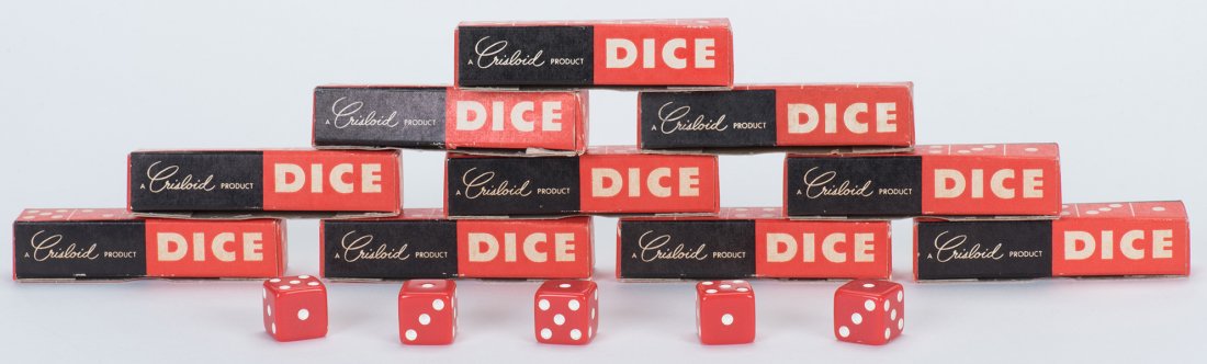 Ten Sets of 1-3-5 and 2-4-6 Dice. Providence: Crisloid (1 of 1)