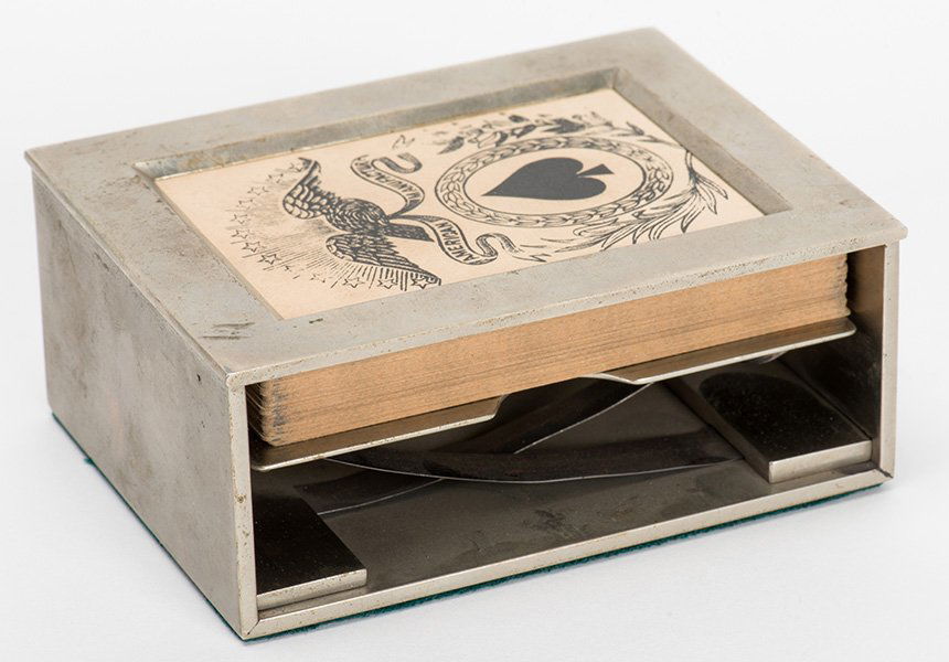 Mason & Co. Makers Faro Dealing Box #257 & Partial (50 (1 of 2)