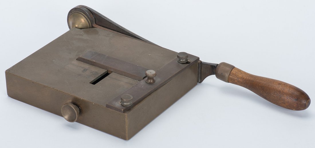 Card Trimmer. American, maker unknown, ca. 1890. Early (1 of 1)