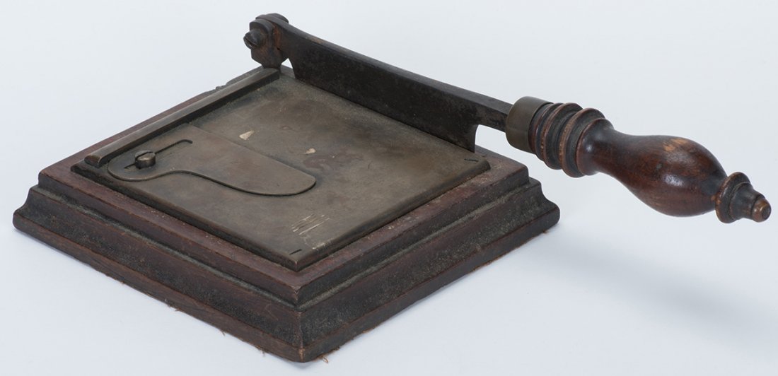 Card Trimmer. American, maker unknown, ca. 1880. Very (1 of 1)