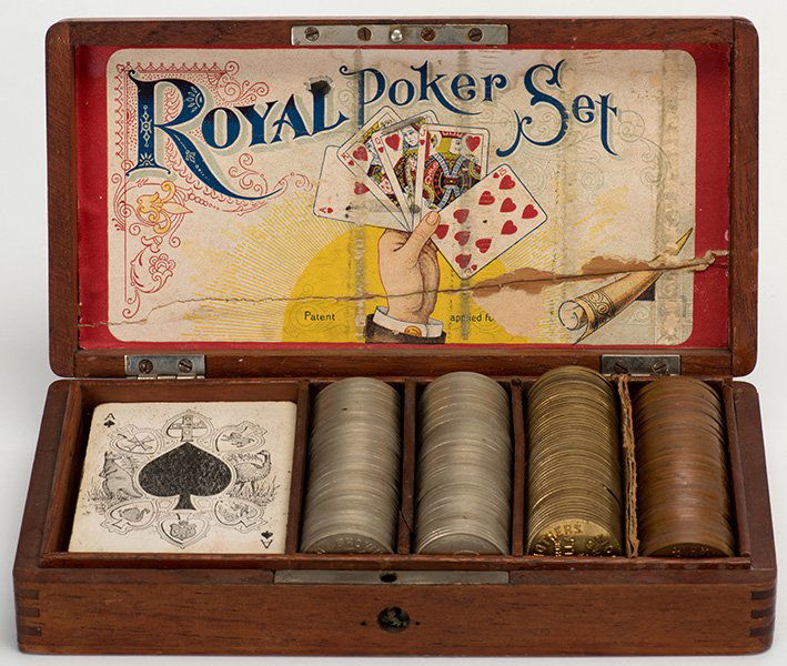 Royal Poker Set. Detroit: Brown Brothers, ca. 1900. (1 of 3)