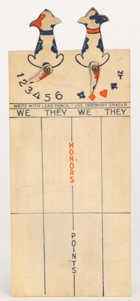Advertising Trump Indicator and Score Pad Circa 1930. (1 of 1)