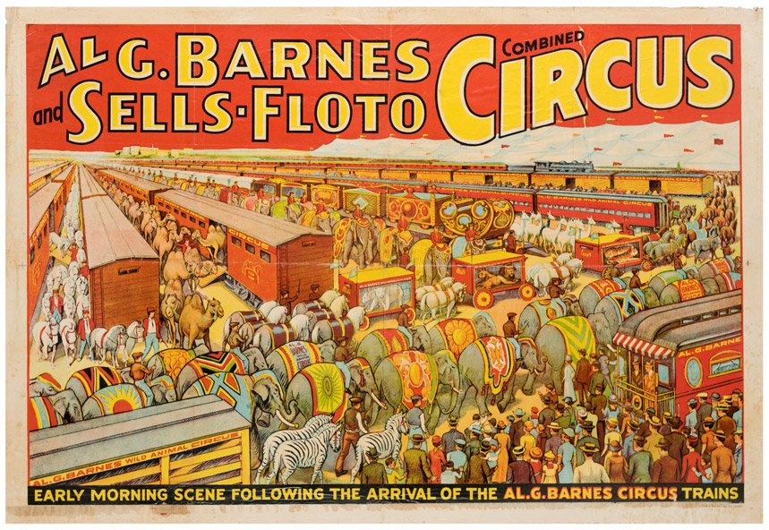Al G. Barnes and Sells-Floto Combined Circus. Erie: (1 of 1)