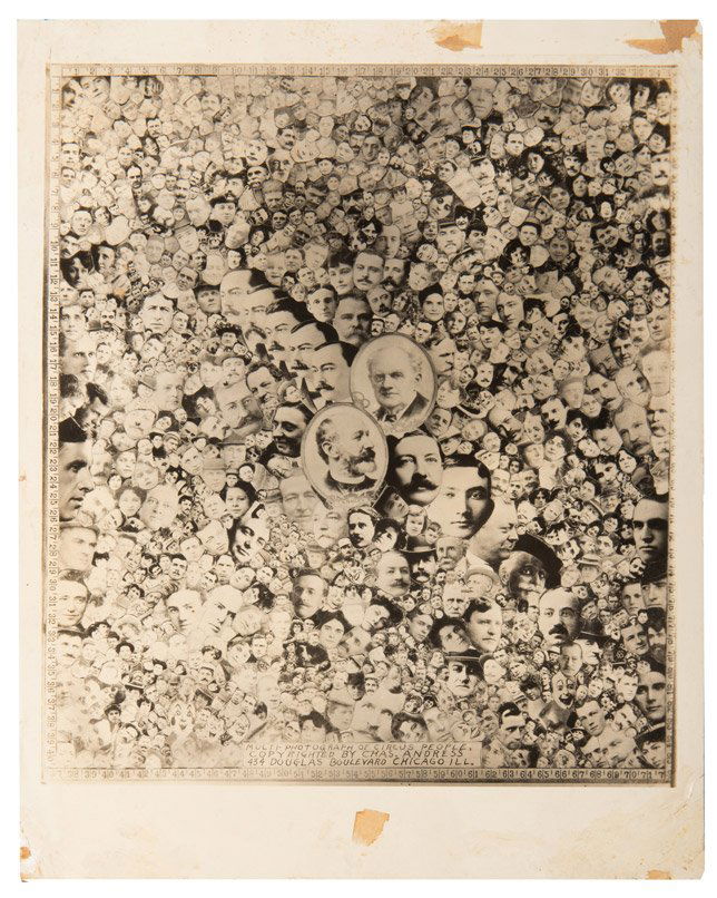 Multi-Photograph of Circus People. Chicago: Andress, (1 of 1)