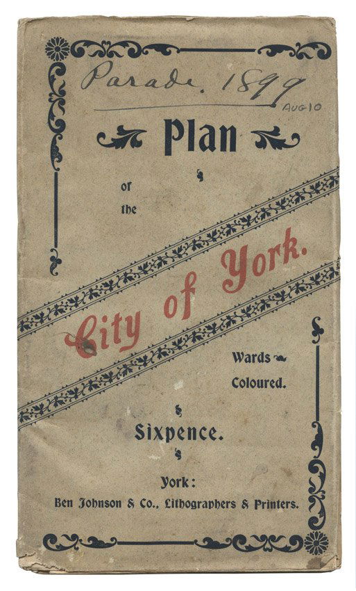 Map of the City of York. Ben Johnson and Co. (1 of 1)