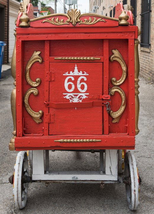 Antique Full-Size Monkey Cage Circus Wagon. No. 66. (1 of 6)