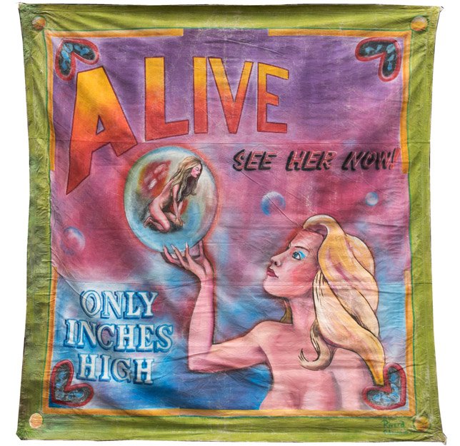 Alive. See Her Now. Only Inches High. Gibsonton, Fla.: (1 of 1)