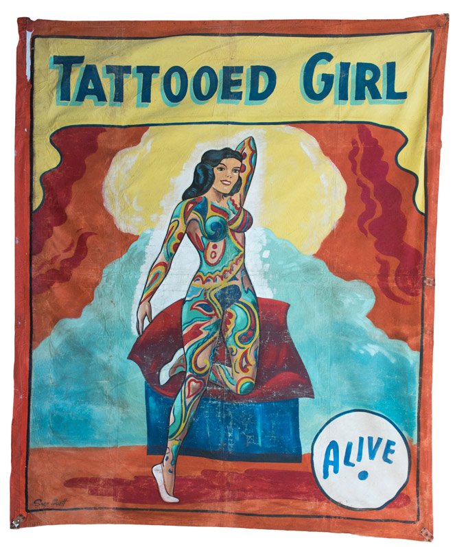 Wyatt, Snap (American, 1905 – 1984). Tattooed Girl. (1 of 1)