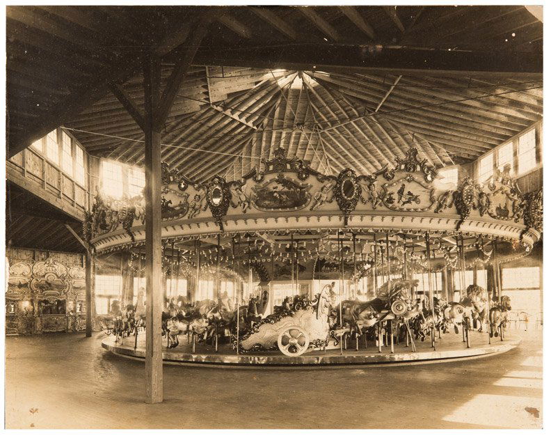 Photographs of Carousel with Cherubic Details. Two (1 of 1)