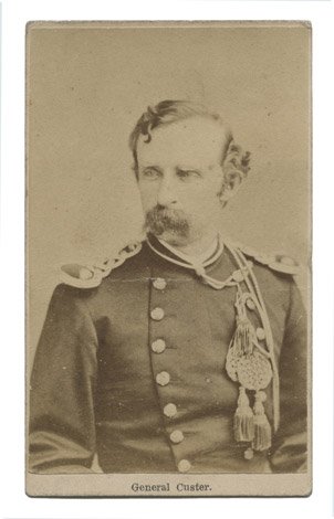 Custer, George Armstrong. Carte de Visite of George (1 of 1)