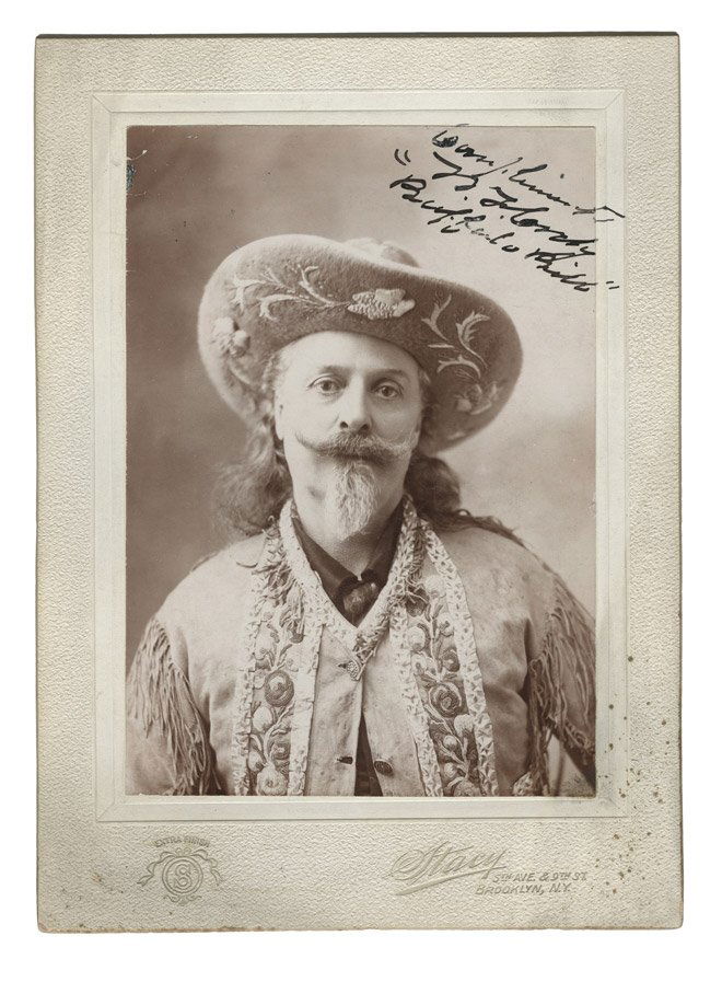 Cody, W.F. Autographed and Inscribed Cabinet Card Photo (1 of 1)