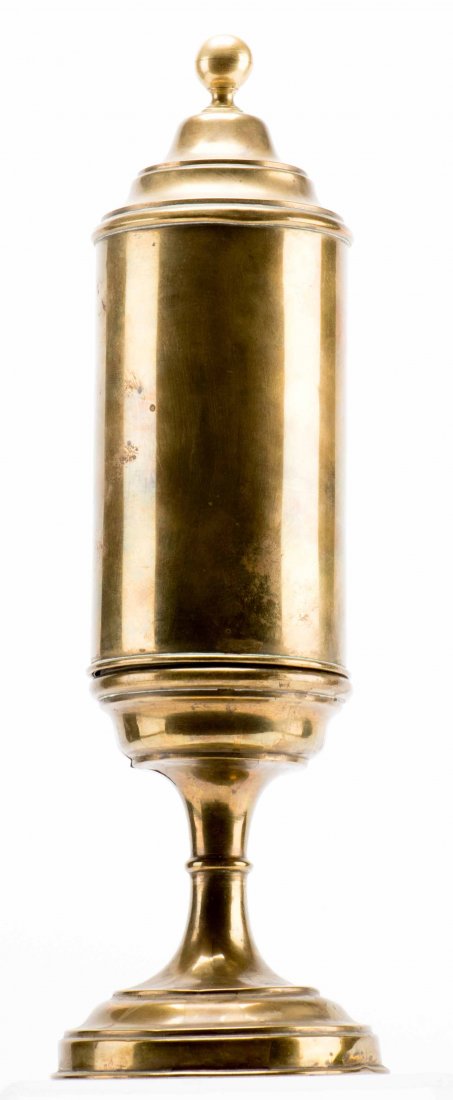 Coffee Vase. French, ca. 1890. Brass vase transforms (1 of 1)