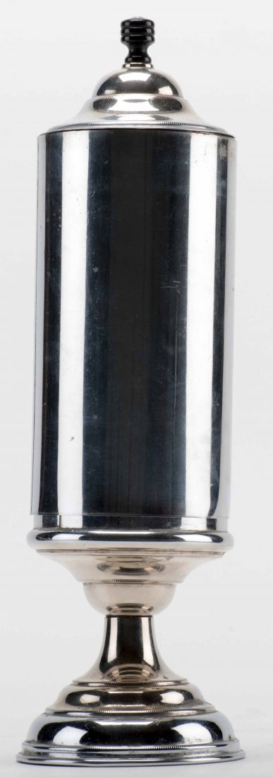 Coffee Vase. European, ca. 1930. Handsome chrome-plated (1 of 1)