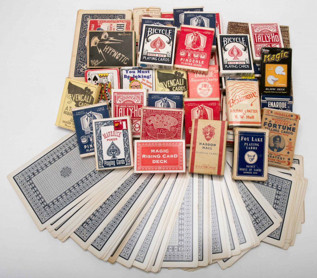 Large Lot of Magic Playing Cards. Over 60 decks, some (1 of 1)