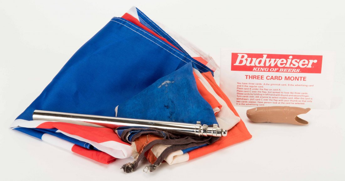 Union Jack Flag Staff. Contemporary nicked-plated (1 of 1)