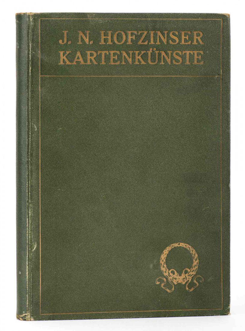 Fischer, Ottokar (ed.). J.N. Hofzinser Kartenknste. (1 of 5)