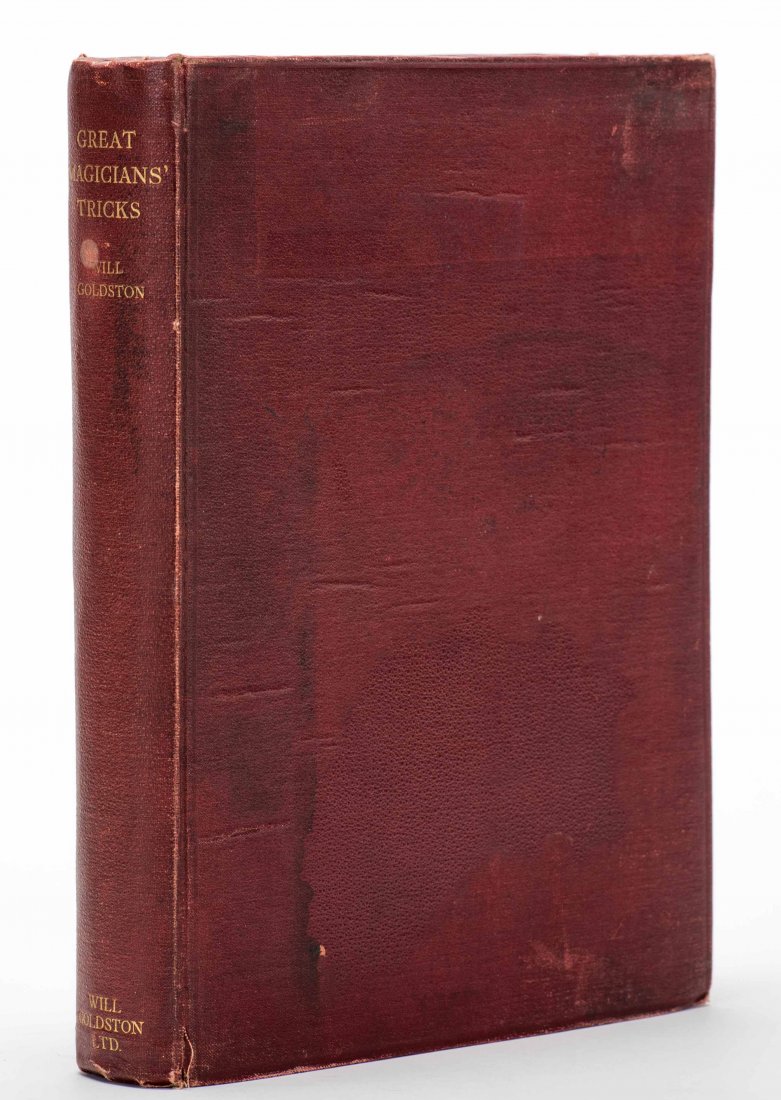 Goldston, Will. Great Magicians Tricks. London: Will (1 of 2)