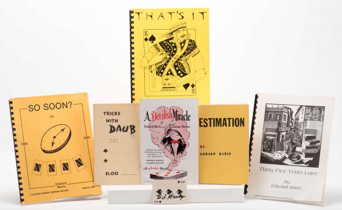 Marlo, Ed. Group of Signed Lecture Notes and Ephemera. (1 of 7)