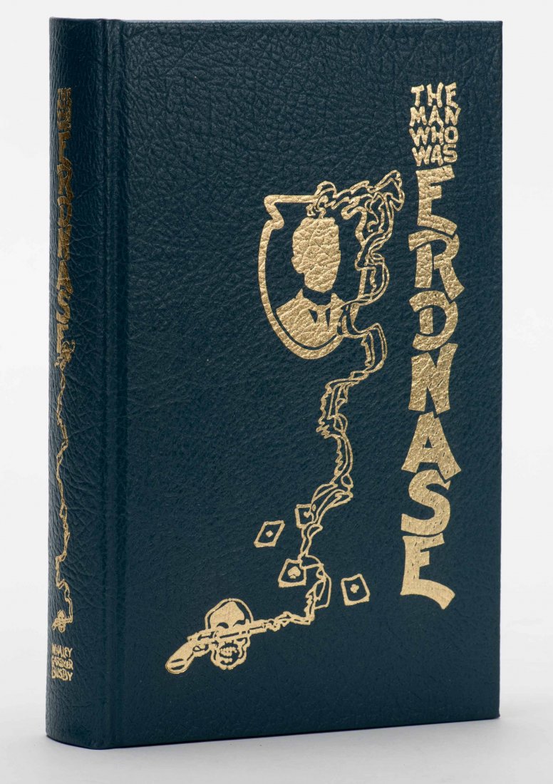 Whaley, Bart with Jeff Busby and Martin Gardner. The: Whaley, Bart with Jeff Busby and Martin Gardner. The Man Who Was Erdnase. Oakland: Jeff Busby Magic, 1991. Blue leather stamped in gold. Deluxe autograph edition of 200 copies. Illustrated. 8vo. Fine.