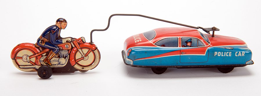 Police Car and Motorcycle Escort. German: P.N., (1 of 1)