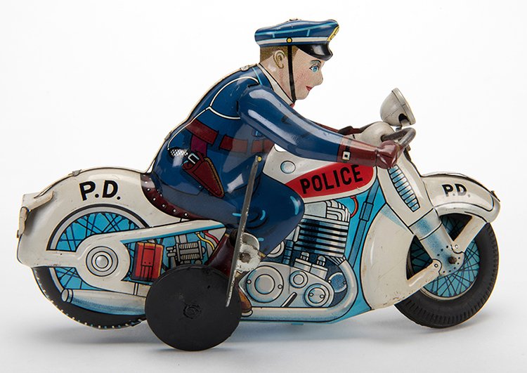 Police Motorcycle. Japan: K, mid-twentieth century. Tin (1 of 1)
