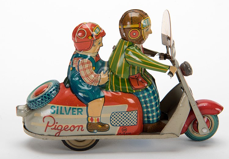 Silver Pigeon Scooter. Japan: Marusan, mid-twentieth (1 of 1)