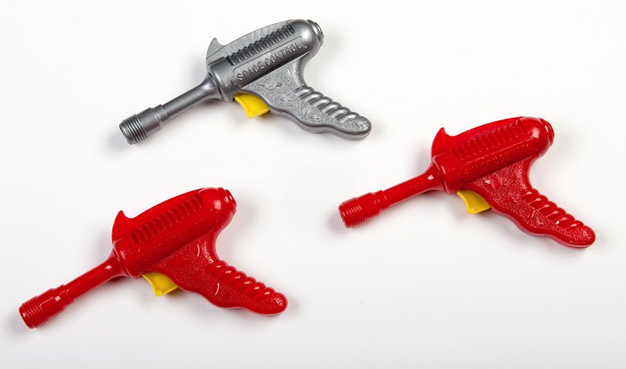 Group of Three Plastic Space Control Guns. Late (1 of 1)