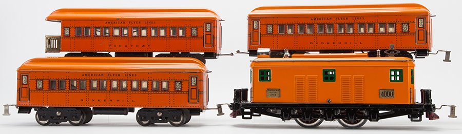 American Flyer No. 4000 Locomotive and Passenger Set. (1 of 1)