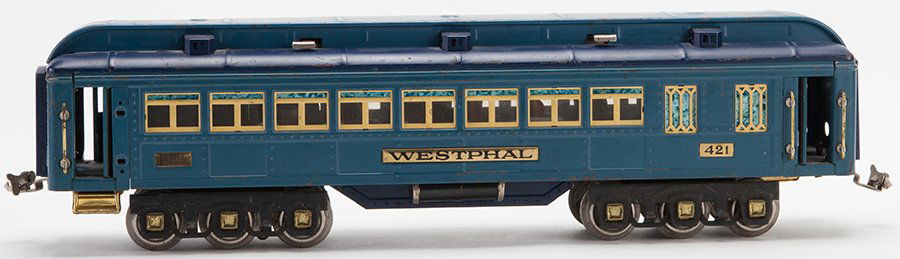 Lionel 421 Blue Comet Westphal Coach Car. New York: (1 of 1)