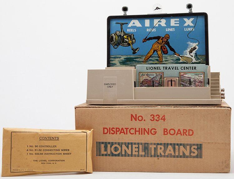 Lionel Dispatcher Board 334. U.S.A.: Lionel, 1957. (1 of 1)