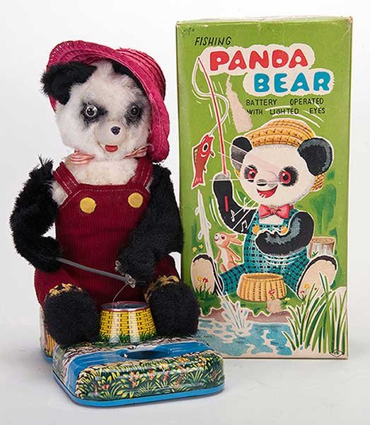 Fishing Panda Bear. Japan: Alps, mid-twentieth Century. (1 of 1)