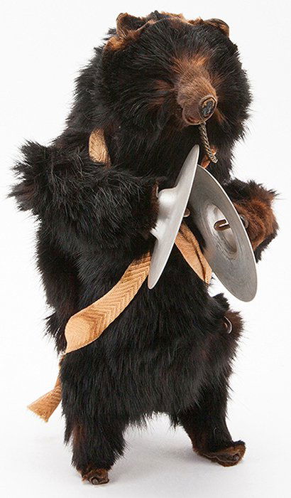 Mechanical Performing Bear Toy Playing Cymbals. Likely (1 of 1)