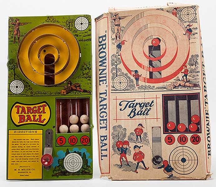 Brownie Target Ball Game Set In Box. Jeanette, Penn.: (1 of 1)
