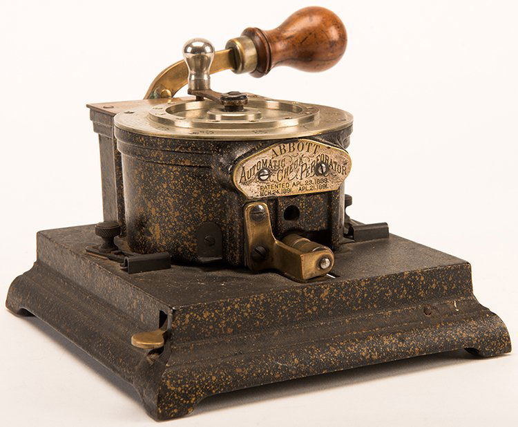 Abbott Automatic Check Perforator. Chicago, Illinois: (1 of 1)