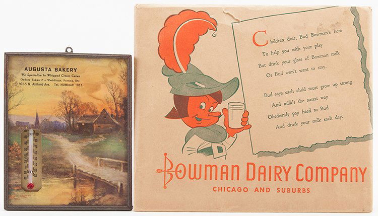 Two Advertising Pieces. Including Bowman Dairy Company (1 of 1)