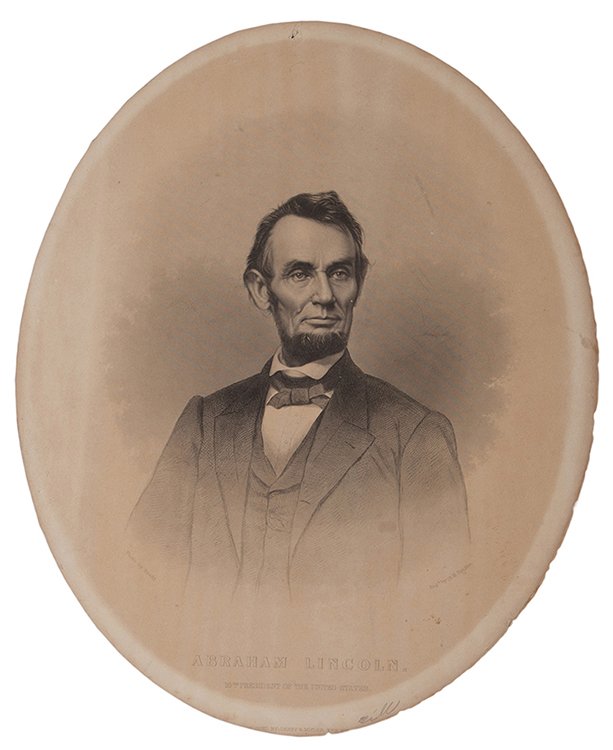 (Lincoln, Abraham) Antique Engraved Portrait of (1 of 1)