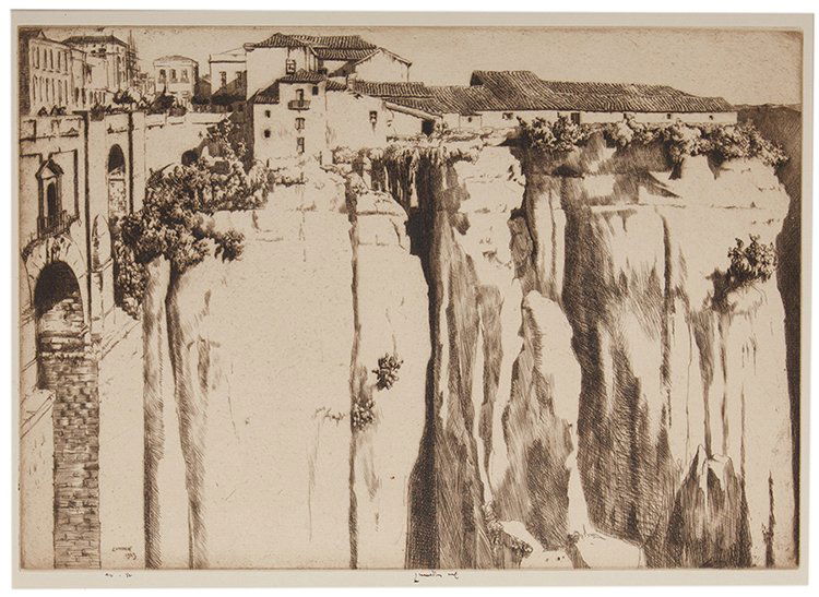 Lumsden, Ernest (British, 1883 _ 1948). Cliffs and (1 of 1)