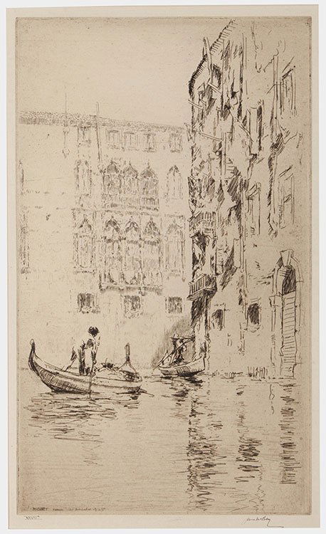 McBey, James (British, 1883 _ 1959). The White Palace (1 of 1)