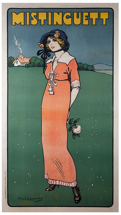 De Losques, Daniel (David Thoroude). Mistinguett. Large (1 of 1)